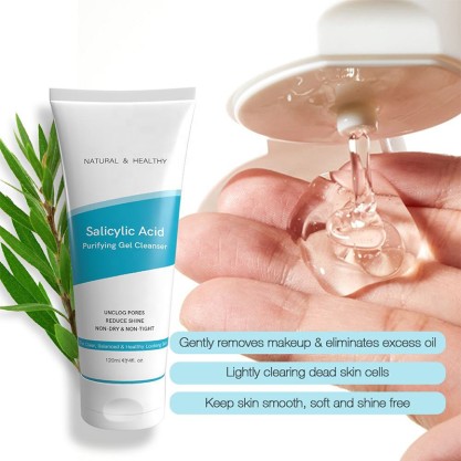 Salicylic Acid Face Wash Deep Cleansing Oil Control Blackhead Removal