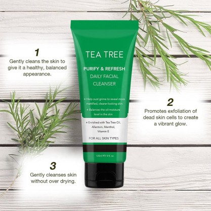 Natural Oil Control Tea Tree Cleansing Gel