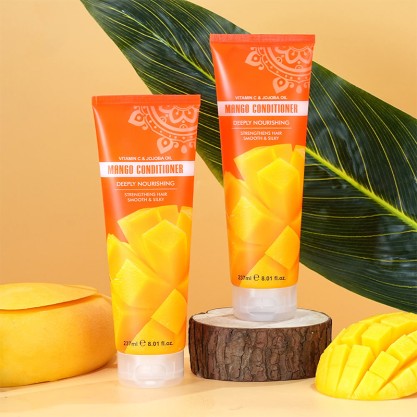 Deeply Nourishing Mango Hair Conditioner Vitamin C Jojoba Oil Repair Damage Smooth Strengthen Deeply Nourishing Mango Hair Conditioner Vitamin C Jojoba Oil Repair Damage Smooth Strengthen