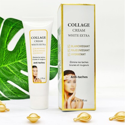 Natural Collagen Cream Whitening Dark Spot Removal Redness Relief