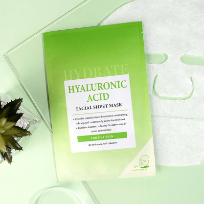 Layered Hydrating Hyaluronic Acid Facial Mask Sheet Layered Hydrating Hyaluronic Acid Facial Mask Sheet