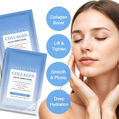 Collagen Peptide Firming Lifting Facial Sheet Mask Collagen Peptide Firming Lifting Facial Sheet Mask