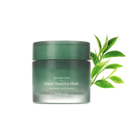 Whitening Green Tea Anti-Puffiness Collagen Firming Sleeping Mask