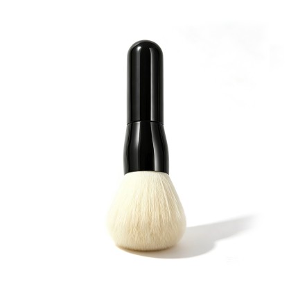 Wooden Handle Aluminum Tube Face Concealer Brush Ultra Soft Bristles
