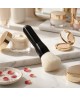 Wooden Handle Aluminum Tube Face Concealer Brush Ultra Soft Bristles