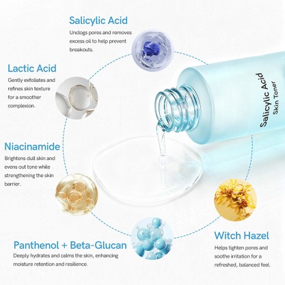 Alcohol-Free Oil Control Soothing Salicylic Acid Toner Alcohol-Free Oil Control Soothing Salicylic Acid Toner